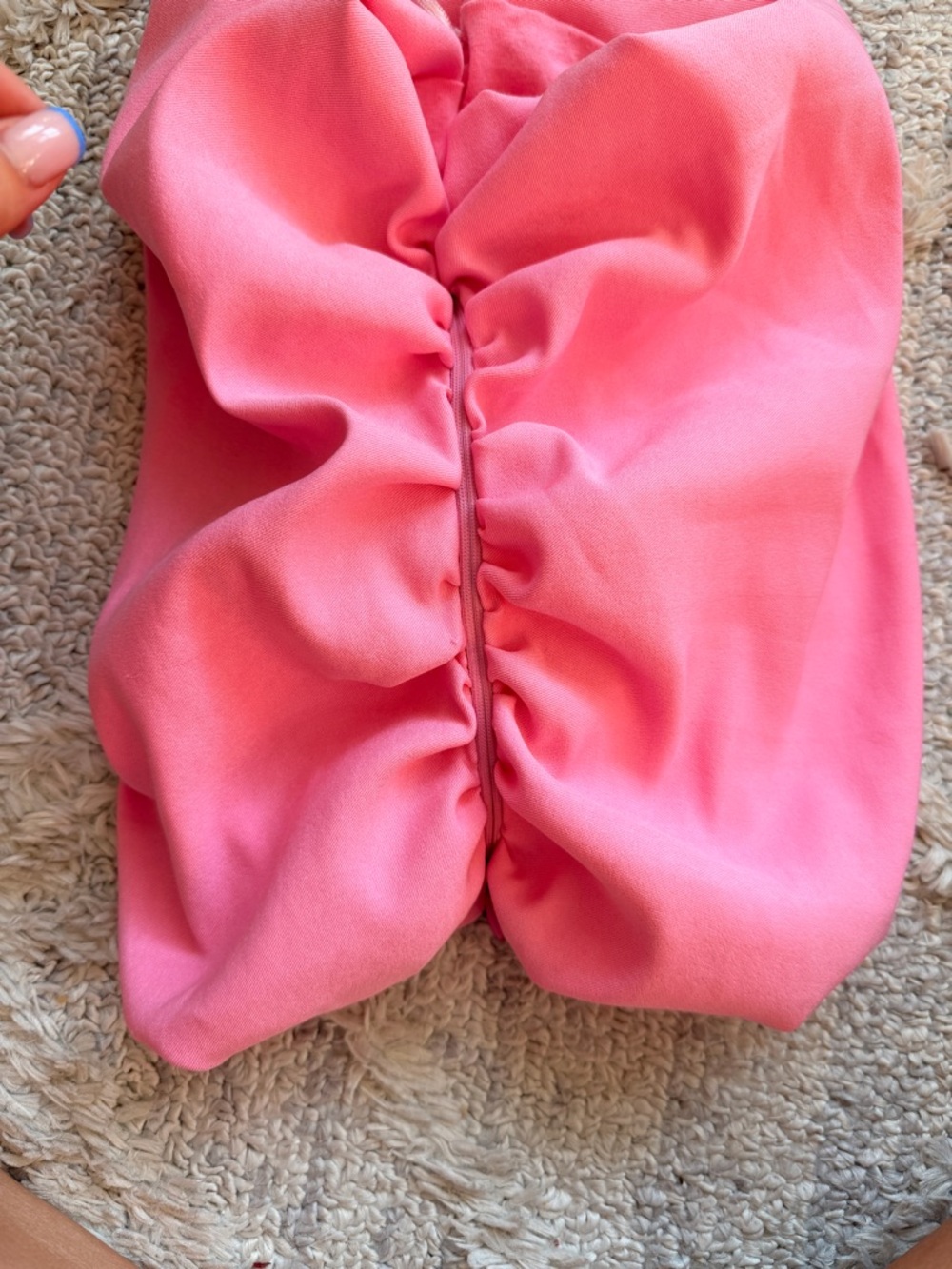 Zara Pink Rouched Tube Top - Picture 3 of 3